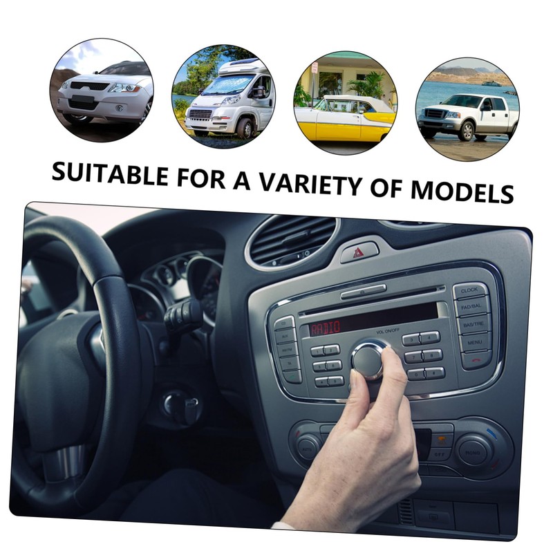 KONTONTY 2 Pairs Car Horn Pads Abs Speaker Spacer Ring