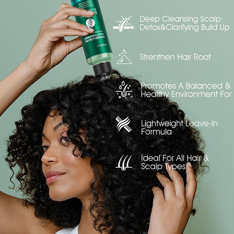 Scalp Treatment, Rosemary Scalp Treatment with Tea Tree, Clarifying Build