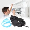 Wall Mounted Air Conditioning Cleaning Cover Bag with Drain Pipe