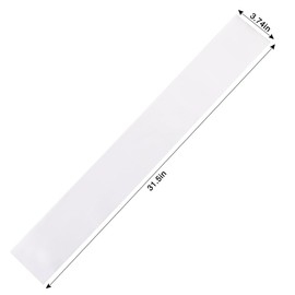 2 Pack Blank Sash White Sash Satin Sash, Plain Sash, Pageant Sash, Wreath Sash, DIY Sash for Party Decorations, Graduation, Wedding, Birthday, 2 Pins Included (2)