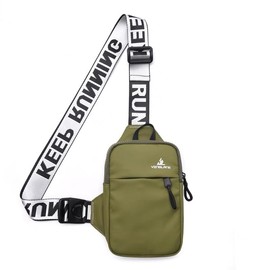 §SEYIXU Shoulder Bag, Mini Bag, Men's, Smartphone Pouch, Crossbody Bag, Shoulder Bag, Mini Pouch, Leisure Bag, Lightweight, Popular, Convenient, Outing, C Type - Green