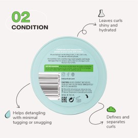 Imbue Curl Restoring Intensive Hair Mask - Protein Rich Deep Hair Conditioner, Vegan and Curly Girl Friendly, Paraben Free 300ml