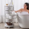 Kaibrite Rotating Kitchen Storage Rack, Multi-Layer Revolving Basket Kitchen Shelf