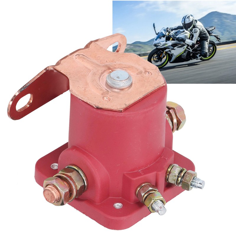 4 Terminal Magnetic Switch Relay Starter Relay Replacement for Automotive