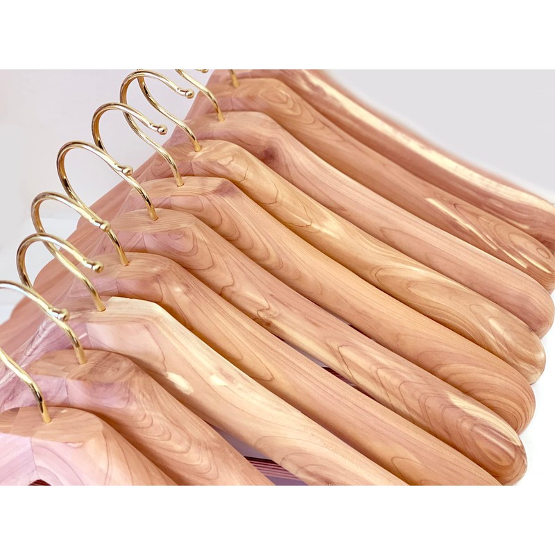 Cedar Elements 6PK Business Suit Wide Coat Hangers