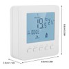 Digital Thermostat LCD Thermostat, Gas Fireplace Thermostat Low Voltage Thermostat