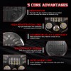 XWQHJW For Hummer H2 2003-2009 Pair DOT 7 inch Round