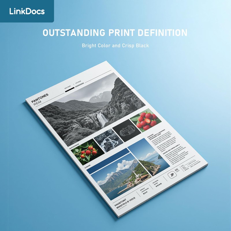 LinkDocs 936e Black Ink Cartridge (with Chip) Replacement for HP