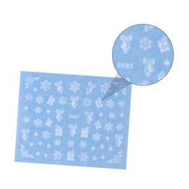 LALAFINA 60sheets Christmas Snowflake Nail Stickers Water Transfer Nail Art Decals for Manicure Accessories Fun Holiday Decorations for Fingernails Toenails