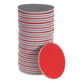 sourcing map 30pcs 320 Grit Sanding Sponge 4 Inch Hook and Loop Sponge Sanding Disc for Orbital Sander, Wet/Dry Use Sponge Buffer for Car Wood Drywall Metal Furniture Polishing