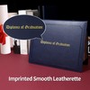 SUNEE Imprinted Diploma Cover 8.5''x 11'' Leatherette Padded Diploma Holder