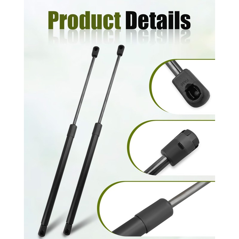 C16-32076 Front Window Lift Support Gas Shock Strut Fit for