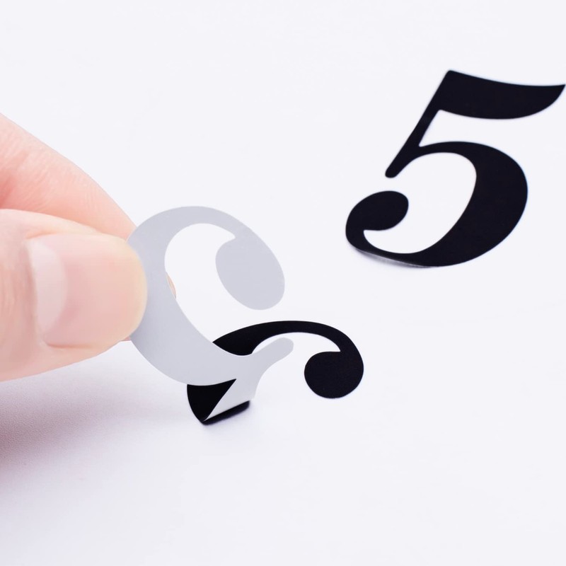 Number Stickers Large Alphabet Waterproof Stickers Letter Stickers Number Stickers