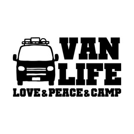 [KAIMIRU STORE] Hiace 4WD Van General Purpose Car Mini Car Sticker Decal Sticker Outdoor Camping B1 (White)