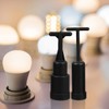 Luxshiny All-in-one Light Socket Ring Tool Kit Nonslip ABS Wrench