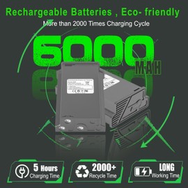 DMMNS 6000mAh Lipo Lithium Rechargeable Battery Pack,Compatible with Tac tacam Reveal X Gen 2.0,XB,X Pro,X,SK TA-CT-XG2 TA-CT-SK TA-CT-BOV1 TA-CT-XP2 Hunting Cellular Trail Camera