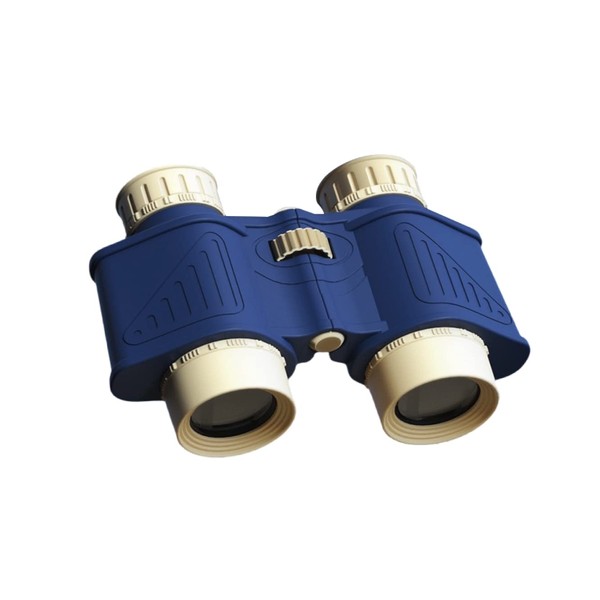 AiNinXun Portable Kids Binoculars for Boys Girls 10x Magnification Real Small Compact Binocular with Optics Lens Folding Telescope for Stargazing Camping Children Birthday Gifts Toys (blue)