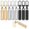 9 Pcs Zipper Pull Replacement, Metal Zipper Pulls Zip Repair