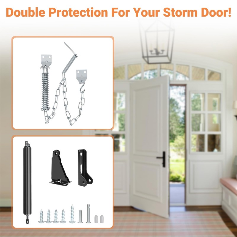 Sartatue Storm Door Closer, Heavy Duty Screen Door Closers with