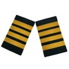 MIAO WU Professional Uniform Bars Airline Pilot Epaulets,Four Bars Captain