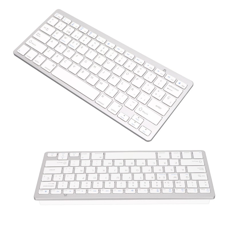 Wireless Keyboard Ultra Lightweight Ergonomic Compact Keyboard for IOS, for