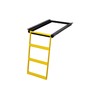 Yellow 3-Rung Retractable Truck Step