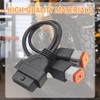 Clmlifebare 2-in-1 OBD2 Adapter Cable for 4pin+6pin Motorcycle Diagnostic Tool