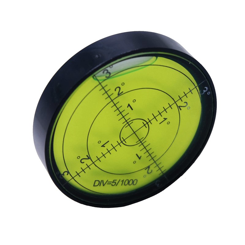 Aluminium High Precision Horizontal Leveler Bubble Level Tool Circle Round