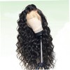 FOMIYES Women Long Curly Lace Front Wig Heat Resistant Synthetic