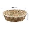 KOHAND 15 Pack Round Gift Baskets, 6.7x2.3 Inch Small Bamboo