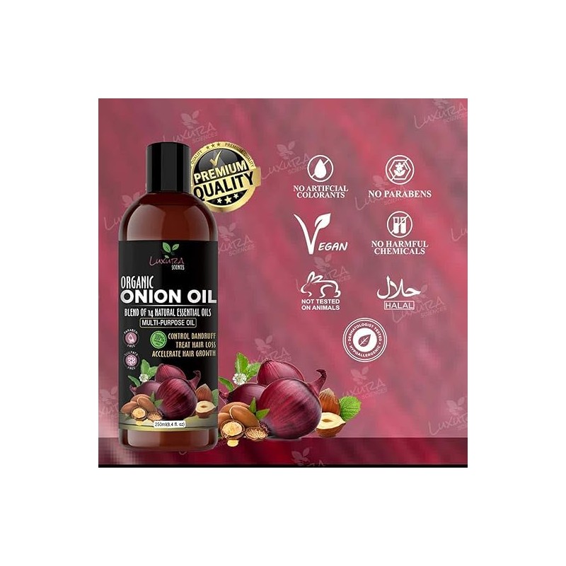 Generic Organic Onion Hair Growth Oil | Controls Hair Loss,