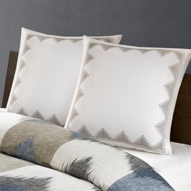 INK+IVY Pillow, 26"x26", White Euro Sham