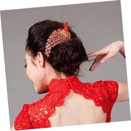 TOVINANNA Rhinestone Bride Hair Comb Chic Design for Wedding and Special Occasions Elegant Headwear and Hair Accessories for Women and Ladies Gemstones