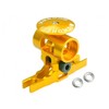 Microheli Precision CNC AL Main Rotor Hub w/ Button (Gold)