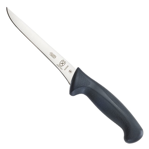 Mercer Culinary M22306 Millennia 6-Inch Stainless Steel Stiff Boning Knife, Black