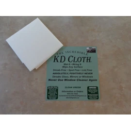 KD Cloth-Streak Free Shine with Only Water and KD Cloth