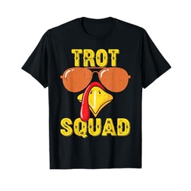 Funny Turkey Trot Squad Thanksgiving Shirt for Men Women Kid T-Shirt