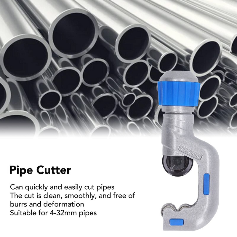Pipe Cutter Tool, Portable 4 to 32mm Hose Cutter Alloy