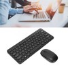 Keyboard Mouse Combo 2.4G Wireless Round Keycaps Ergonomic Design Silent