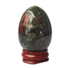 Manekieko Natural Tiger's Eye Egg-shaped Meditation Chakra and Home Decoration