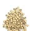 4mm Microlink Hair beads - Color: Brown