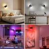 Lightess Battery Operated Wall Sconce Set of 2, 5000mAh Rechargeable