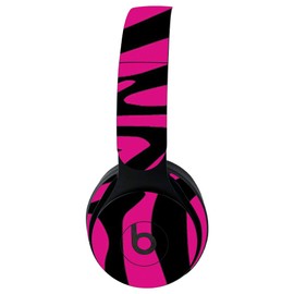 MightySkins Skin for Beats Solo Pro Wireless Headphones - Pink Zebra | Protective, Durable, and Unique Vinyl Decal wrap Cover | Easy to Apply, Remove, and Change Styles | Made in The USA