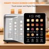 2 Slice Toaster Touch Screen, Stainless Steel Toasters Digital Timer