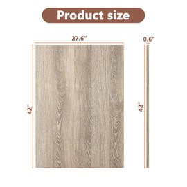 Piskyet Dog Crate Topper Wood for 48 42 36 30 24 inch Dog Cage, Dog Crate Cover,Dog Kennel Topper, 42" Grey(Crate Not Include)