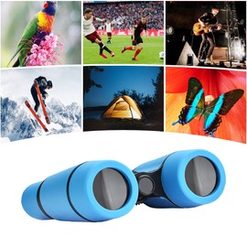 SVDpirit Binoculars for Kids Gifts for 3-12 Years Boys Girls 4x30 High-Resolution Optics Compact Toy Binocular for Bird Watching,Camping,Travel,Spy Games&Exploration (Non-Slip Style, Black)