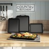 Country Kitchen Nonstick Stackable Bakeware Set - Durable, Easy Release