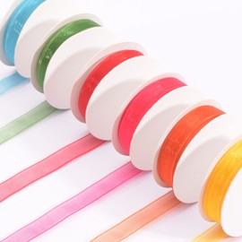 Vaessen Creative Organza Set 6 Colours 6 mm x 2 m Summer