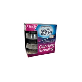 SmartGuard Dental Guard 4 Guards and Cleaning case Front Tooth Custom Anti Teeth Grinding Night Guard for Clenching Dentist Designed Bruxing Splint Mouth Protector for Sleep