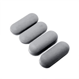 ZAHARA 4PCS Grey 2 Thick and 2 Thin Bottom Cover Rubber Non-Slip Bumper Foot Feet Pad for Dell Latitude 5500 5501 5502 5505 5509 5510 5511 / Precision 3540 3541 3542 3550 3551 Removable Tape